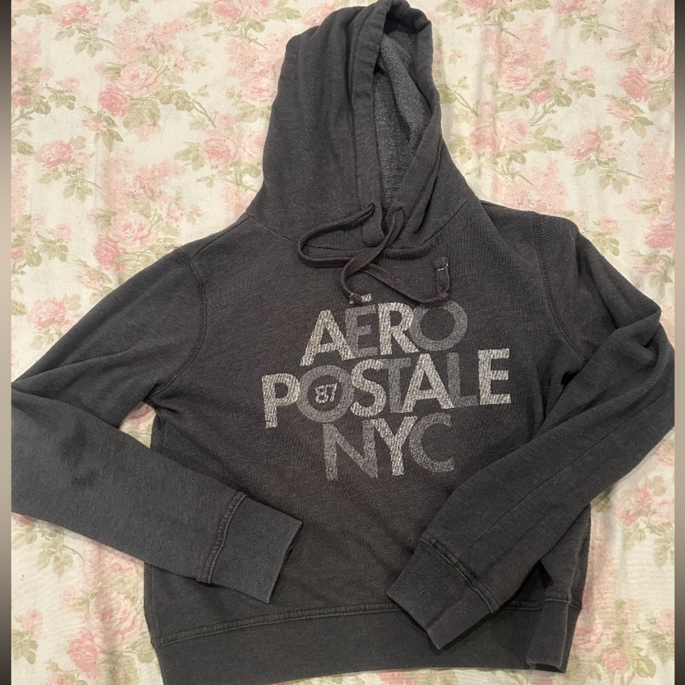 Vintage Dark Gray aeropostal hoodie